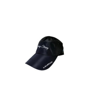 Black baseball cap with "Lalezari" and "Strong Strong" embroidered in white.