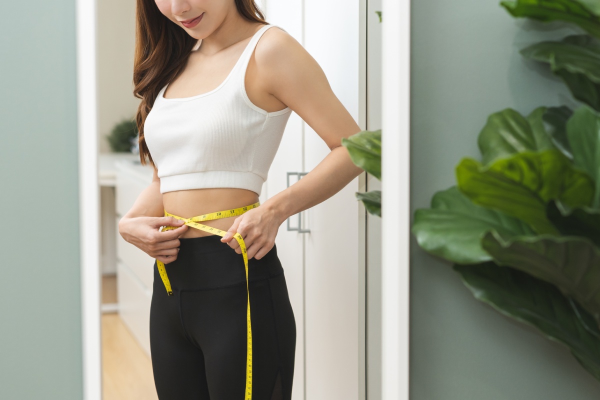 Weight lose, loss concept.